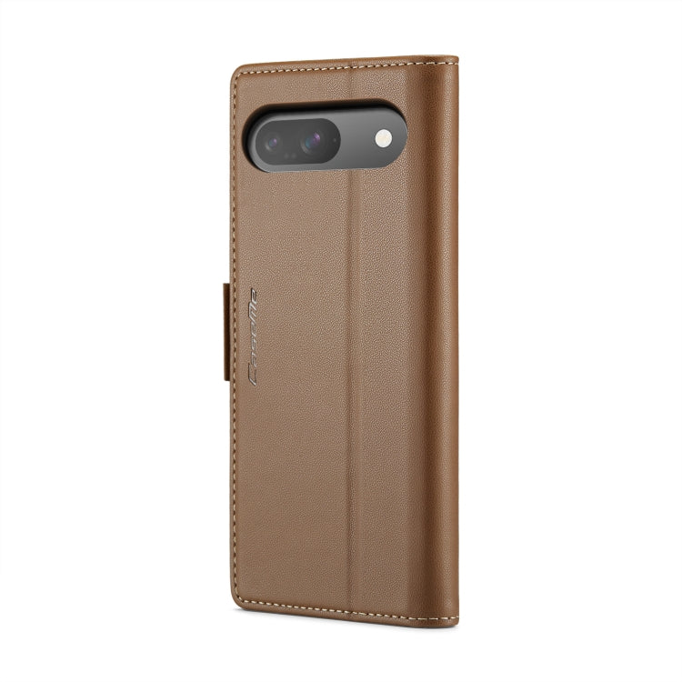 For Google Pixel 10 / 10 Pro / 9 CaseMe 023 Butterfly Buckle Litchi Texture RFID Anti-theft Leather Phone Case
