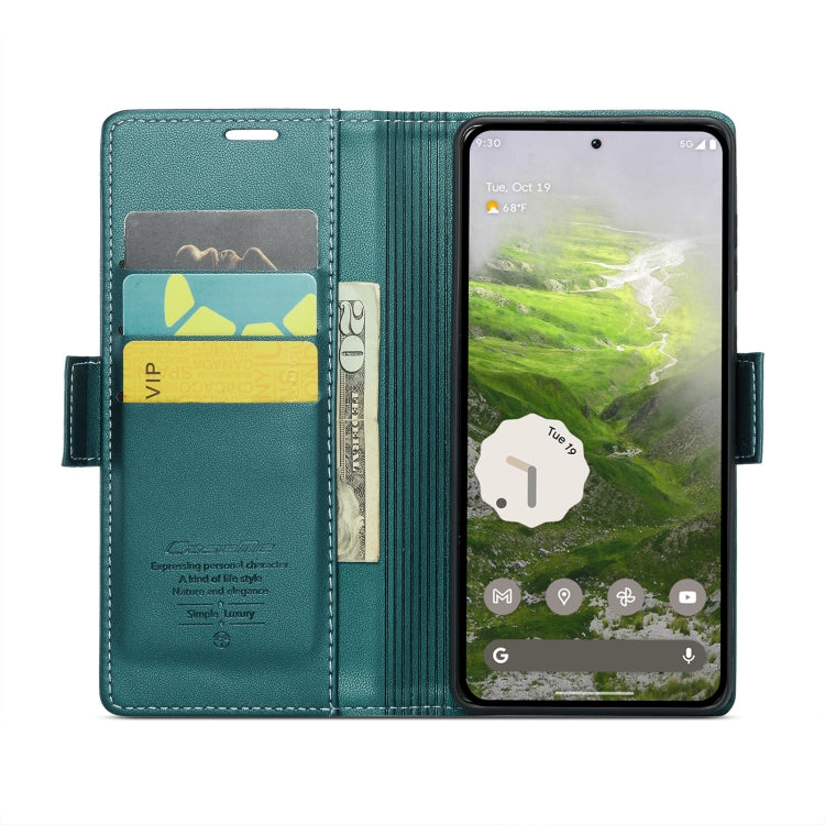 For Google Pixel 10 / 10 Pro / 9 CaseMe 023 Butterfly Buckle Litchi Texture RFID Anti-theft Leather Phone Case