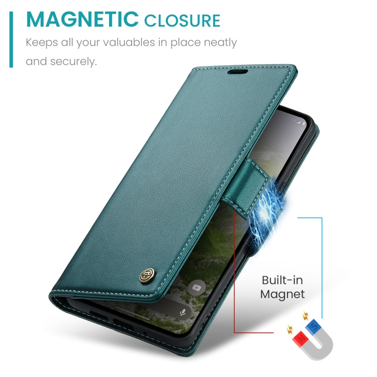 For Google Pixel 10 / 10 Pro / 9 CaseMe 023 Butterfly Buckle Litchi Texture RFID Anti-theft Leather Phone Case
