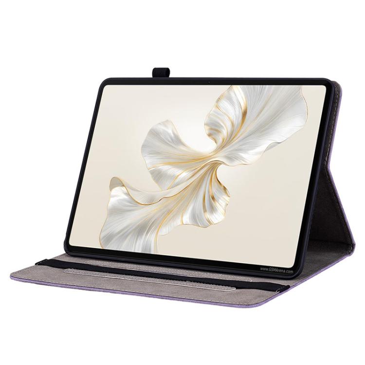 For Honor Pad X9a Butterfly Rose Embossed Leather Tablet Case