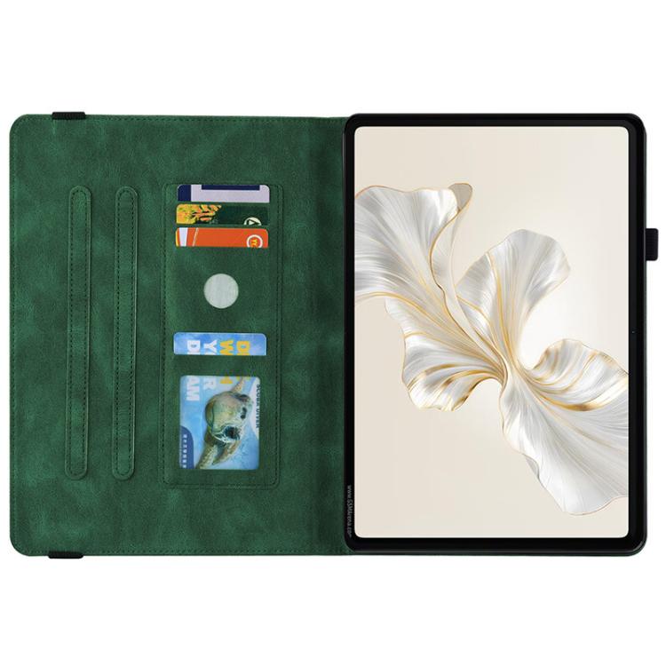 For Honor Pad X9a Butterfly Rose Embossed Leather Tablet Case