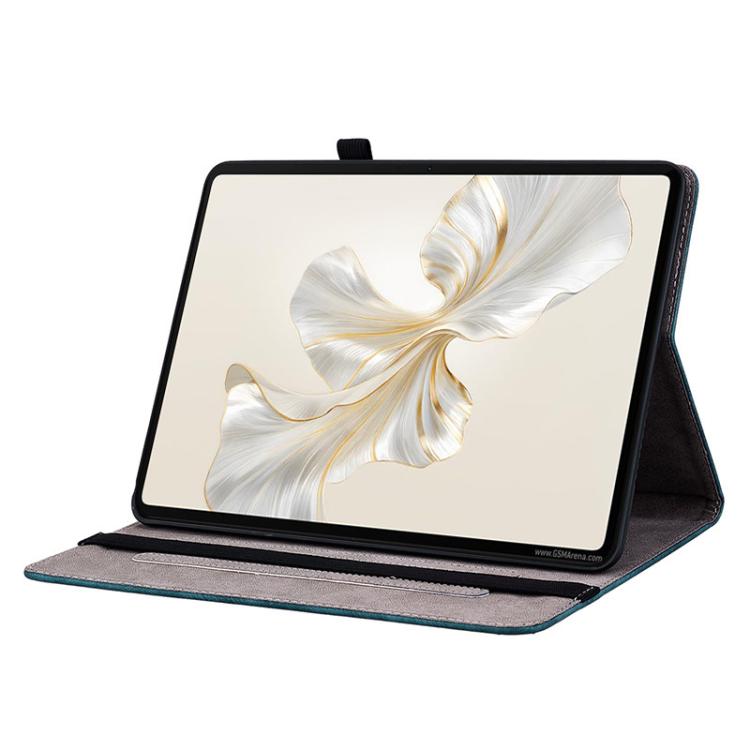 For Honor Pad X9a Butterfly Rose Embossed Leather Tablet Case