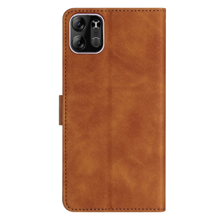 For Tecno Spark Go 2023 Seven Butterflies Embossed Leather Phone Case