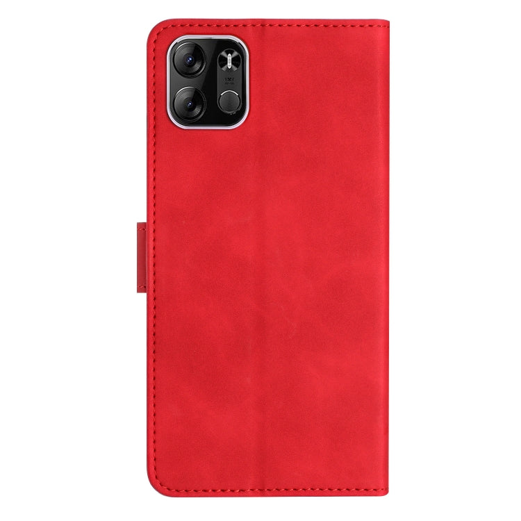 For Tecno Spark Go 2023 Seven Butterflies Embossed Leather Phone Case