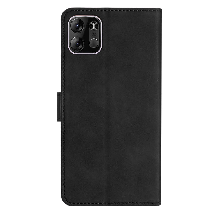 For Tecno Spark Go 2023 Seven Butterflies Embossed Leather Phone Case