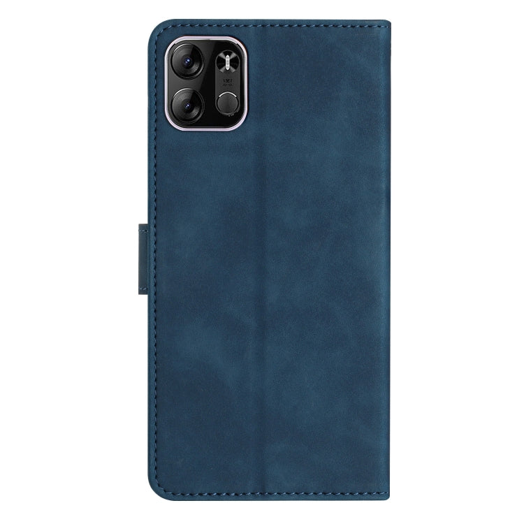For Tecno Spark Go 2023 Seven Butterflies Embossed Leather Phone Case
