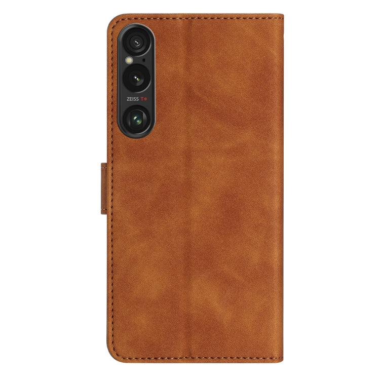 For Sony Xperia 1 VI Seven Butterflies Embossed Leather Phone Case