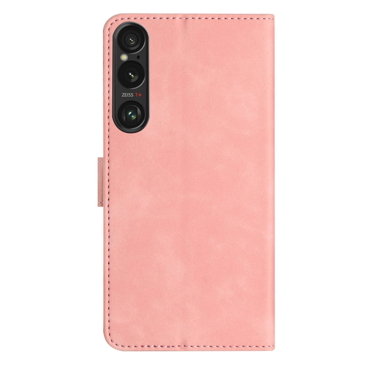 For Sony Xperia 1 VI Seven Butterflies Embossed Leather Phone Case