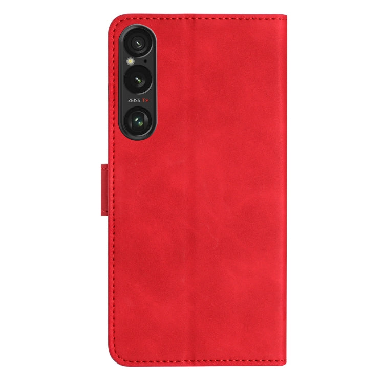 For Sony Xperia 1 VI Seven Butterflies Embossed Leather Phone Case