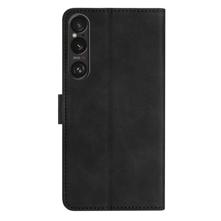 For Sony Xperia 1 VI Seven Butterflies Embossed Leather Phone Case