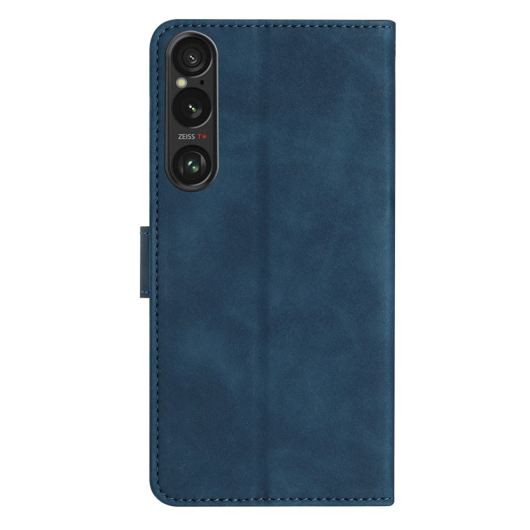 For Sony Xperia 1 VI Seven Butterflies Embossed Leather Phone Case