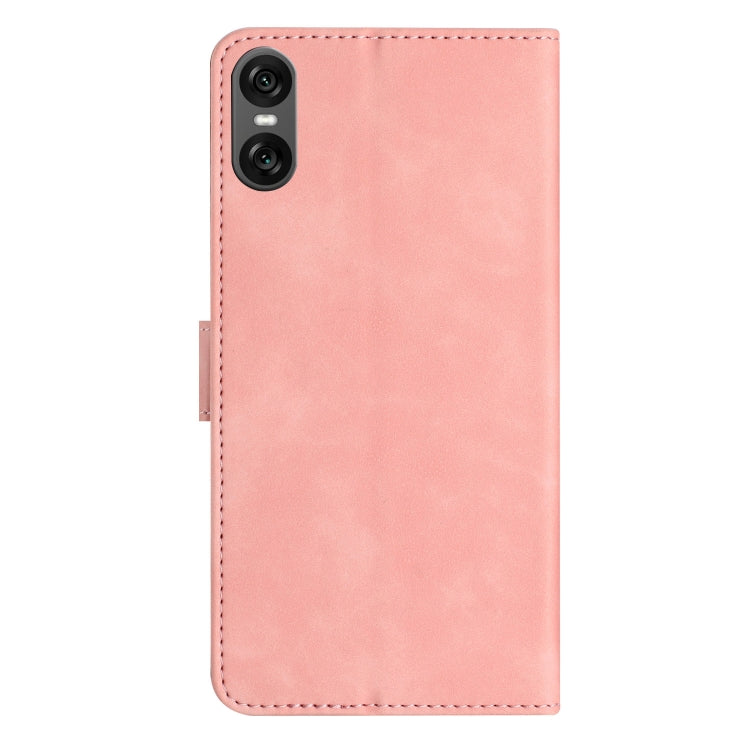 For Sony Xperia 10 VI Seven Butterflies Embossed Leather Phone Case