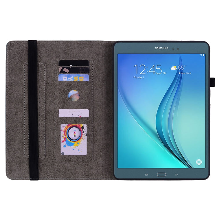 For Samsung Galaxy Tab A 9.7 T550 T555 Butterfly Rose Embossed Leather Tablet Case