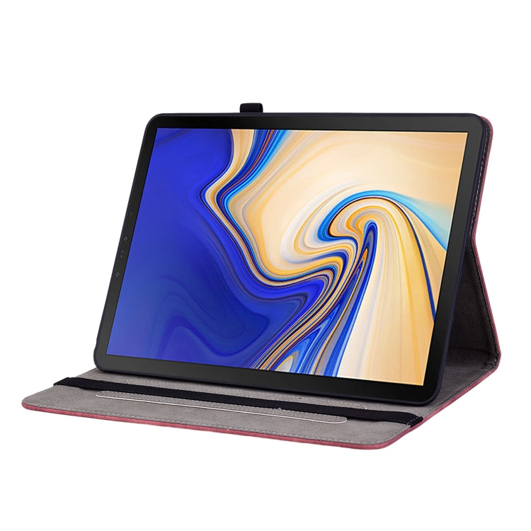 For Samsung Galaxy Tab S4 10.5 SM-T830 Butterfly Rose Embossed Leather Tablet Case
