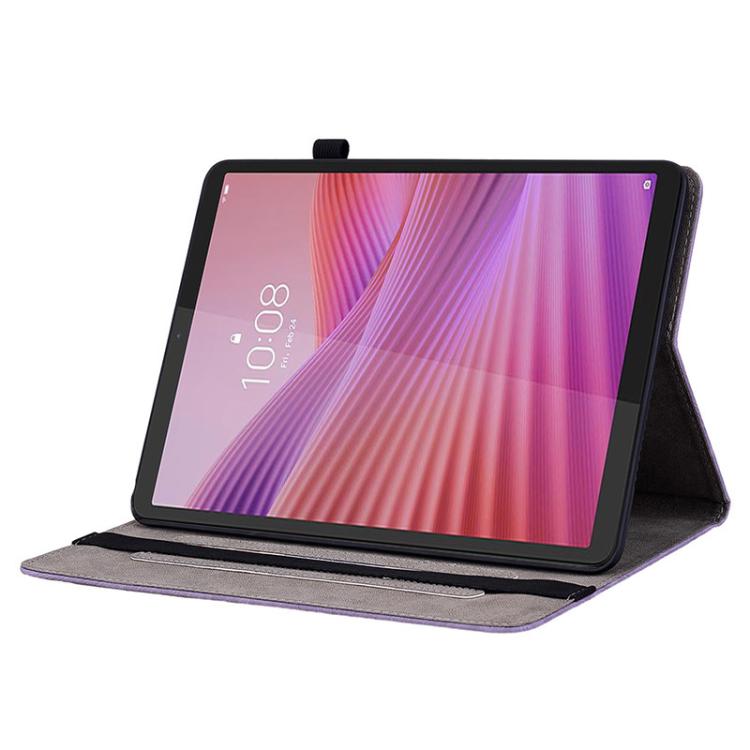 For Lenovo Tab K9 / Tab One Butterfly Rose Embossed Leather Tablet Case