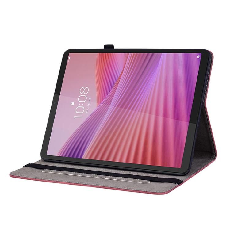 For Lenovo Tab K9 / Tab One Butterfly Rose Embossed Leather Tablet Case