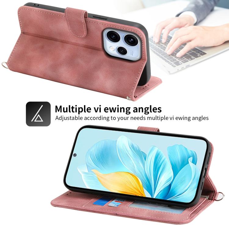 For OPPO Reno15 5G / Reno 15c 5G Skin Feel Flowers Embossed Wallet Leather Phone Case
