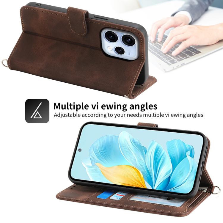 For OPPO Reno15 5G / Reno 15c 5G Skin Feel Flowers Embossed Wallet Leather Phone Case