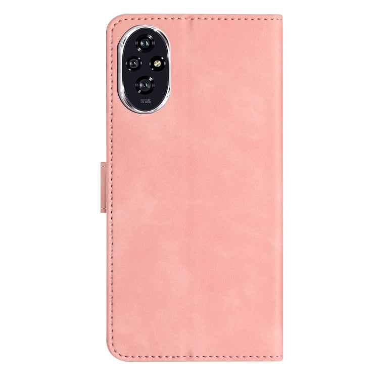 For Honor 200 Seven Butterflies Embossed Leather Phone Case