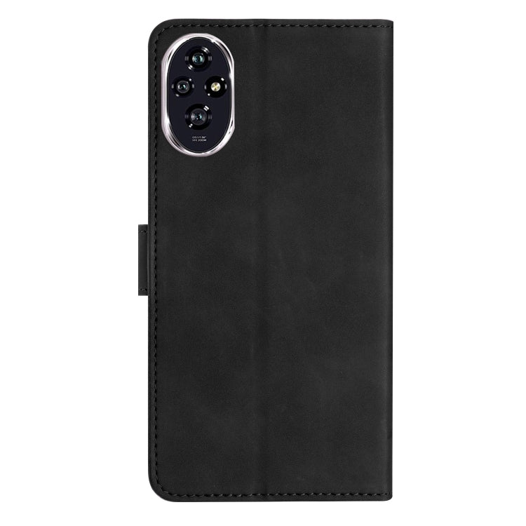 For Honor 200 Seven Butterflies Embossed Leather Phone Case