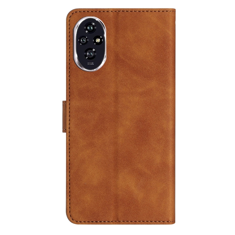 For Honor 200 Pro Seven Butterflies Embossed Leather Phone Case