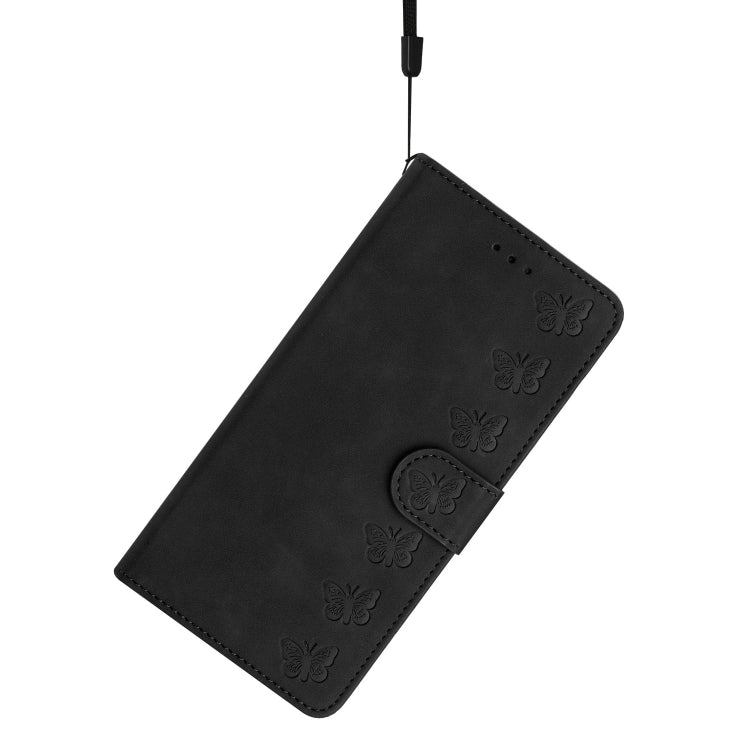 For Honor 200 Pro Seven Butterflies Embossed Leather Phone Case