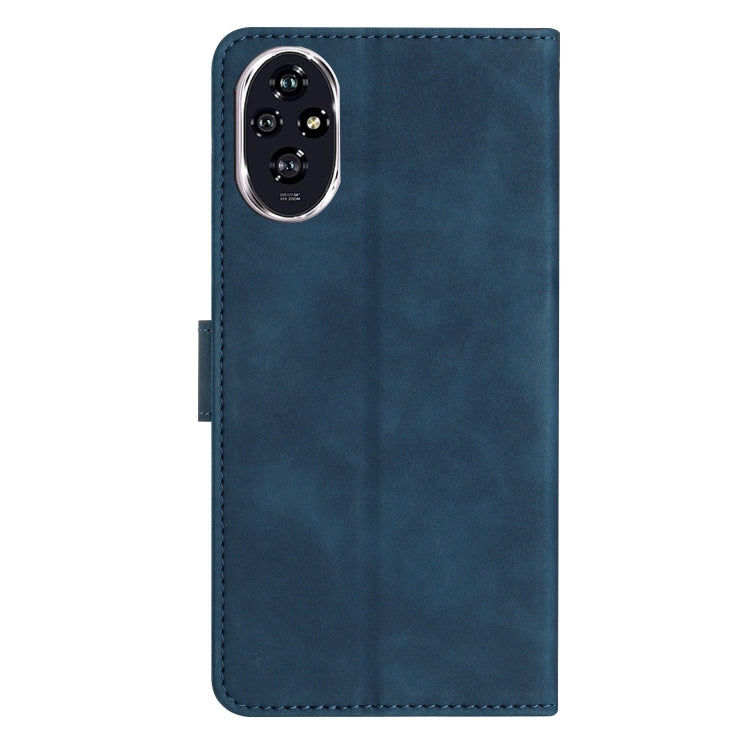 For Honor 200 Pro Seven Butterflies Embossed Leather Phone Case