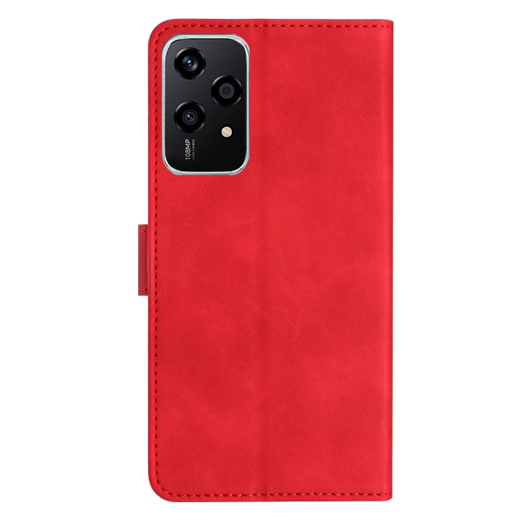 For Honor 200 Lite Global Seven Butterflies Embossed Leather Phone Case