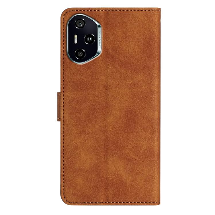 For Honor 400 Global 156.5mm Seven Butterflies Embossed Leather Phone Case