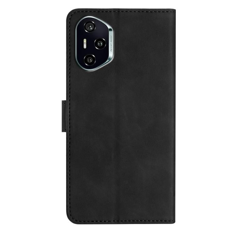 For Honor 400 Global 156.5mm Seven Butterflies Embossed Leather Phone Case