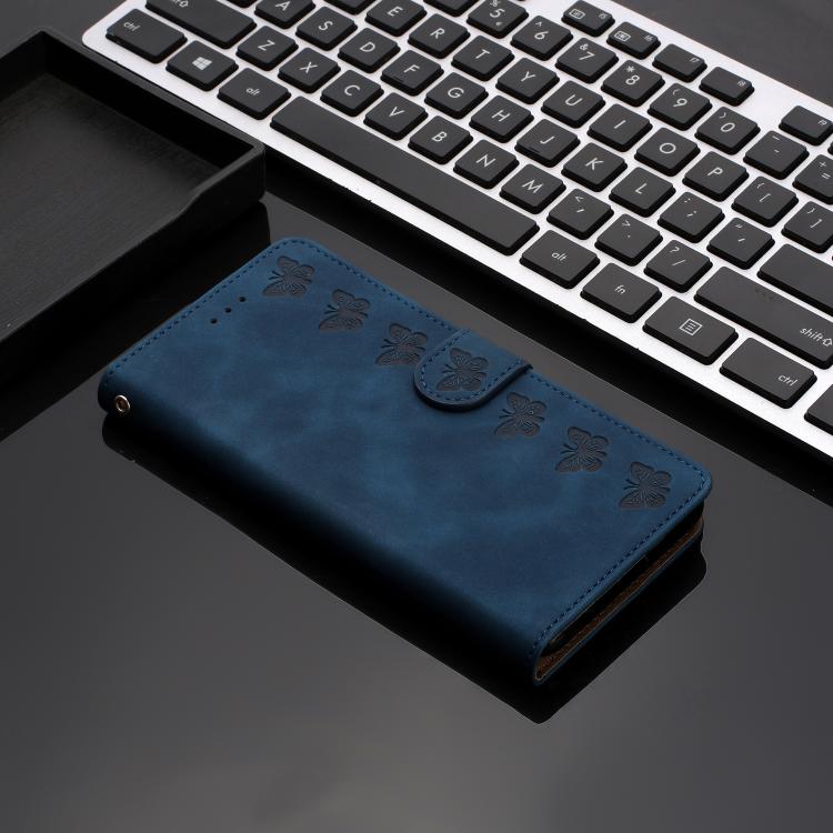 For Honor 400 Global 156.5mm Seven Butterflies Embossed Leather Phone Case