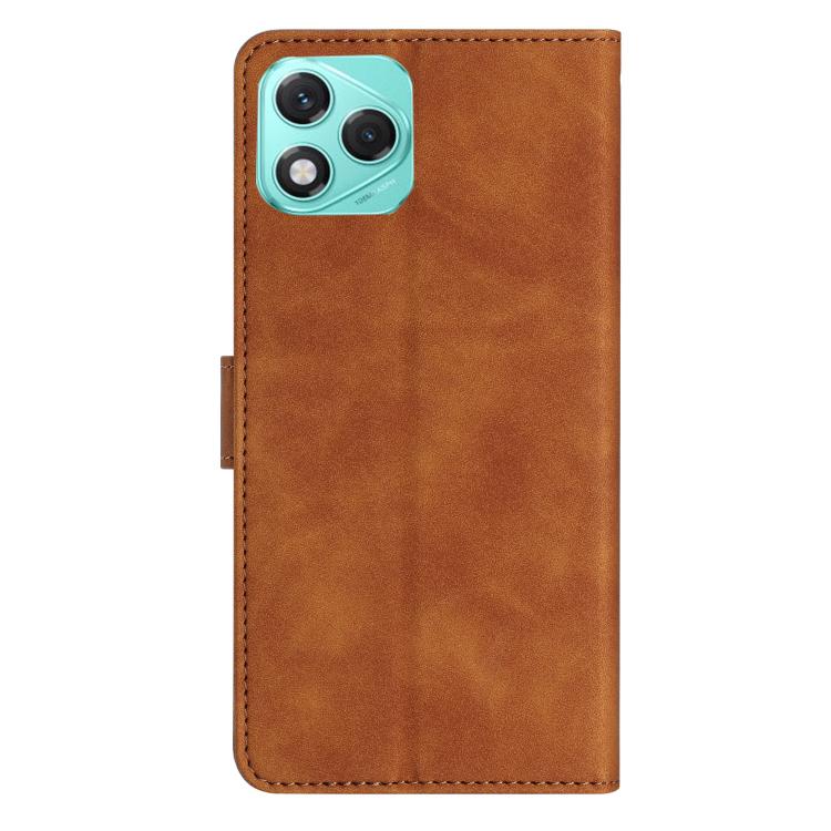 For Honor 400 Lite Global Seven Butterflies Embossed Leather Phone Case