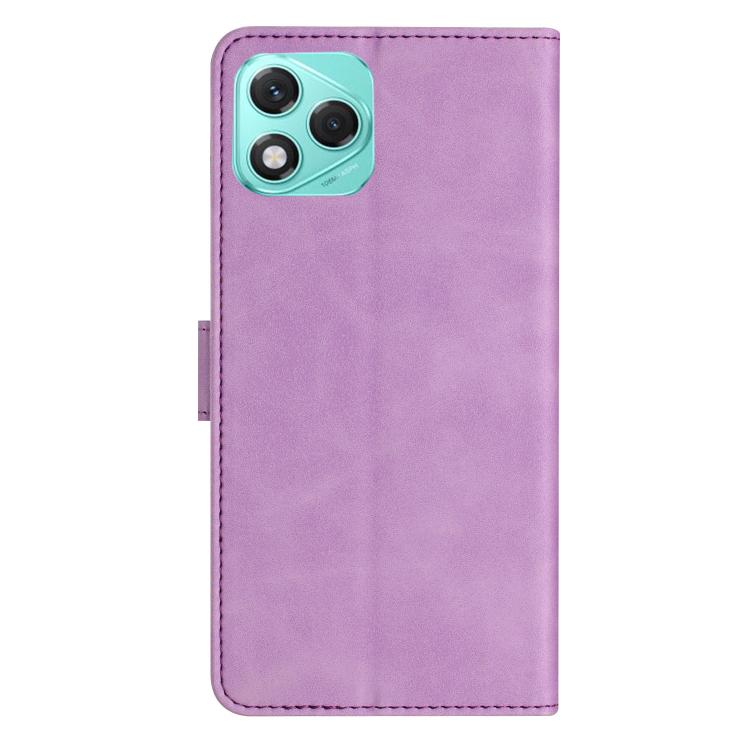 For Honor 400 Lite Global Seven Butterflies Embossed Leather Phone Case