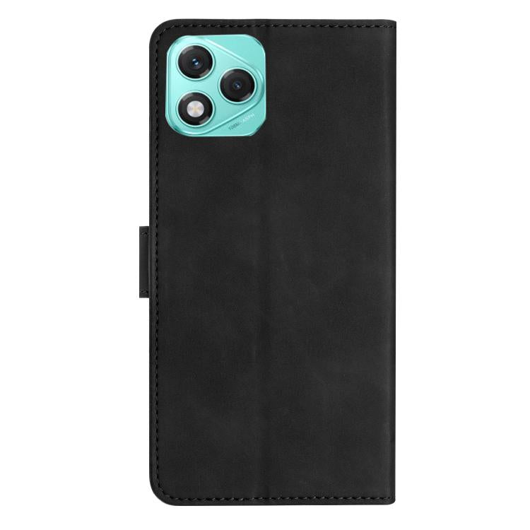 For Honor 400 Lite Global Seven Butterflies Embossed Leather Phone Case