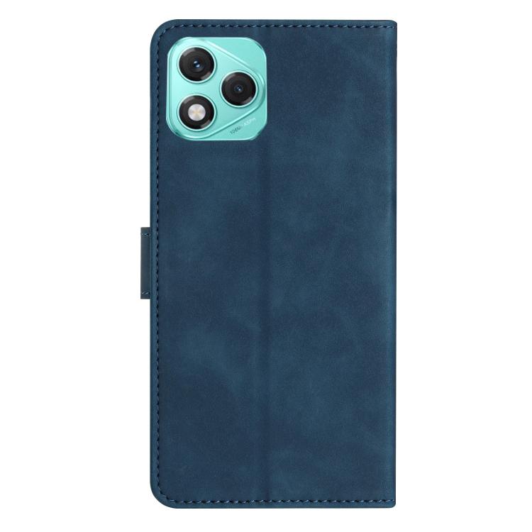 For Honor 400 Lite Global Seven Butterflies Embossed Leather Phone Case