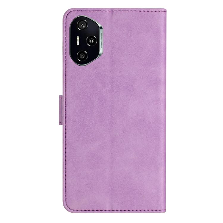 For Honor 400 Pro Global 160.8mm Seven Butterflies Embossed Leather Phone Case