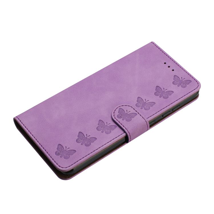 For Honor 400 Pro Global 160.8mm Seven Butterflies Embossed Leather Phone Case