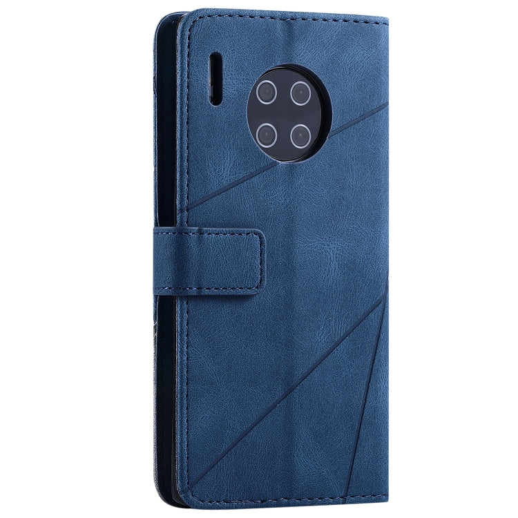 For Huawei Mate 30 Pro Skin Feel Splicing Horizontal Flip Leather Case with Holder & Card Slots & Wallet & Photo Frame