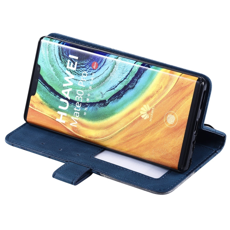For Huawei Mate 30 Pro Skin Feel Splicing Horizontal Flip Leather Case with Holder & Card Slots & Wallet & Photo Frame