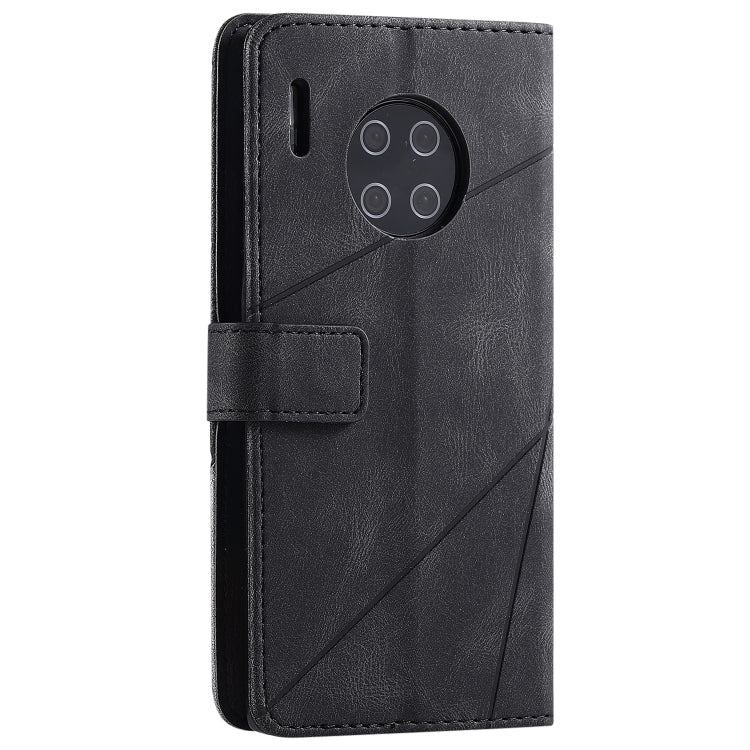 For Huawei Mate 30 Pro Skin Feel Splicing Horizontal Flip Leather Case with Holder & Card Slots & Wallet & Photo Frame
