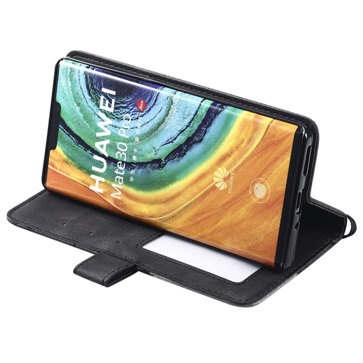 For Huawei Mate 30 Pro Skin Feel Splicing Horizontal Flip Leather Case with Holder & Card Slots & Wallet & Photo Frame