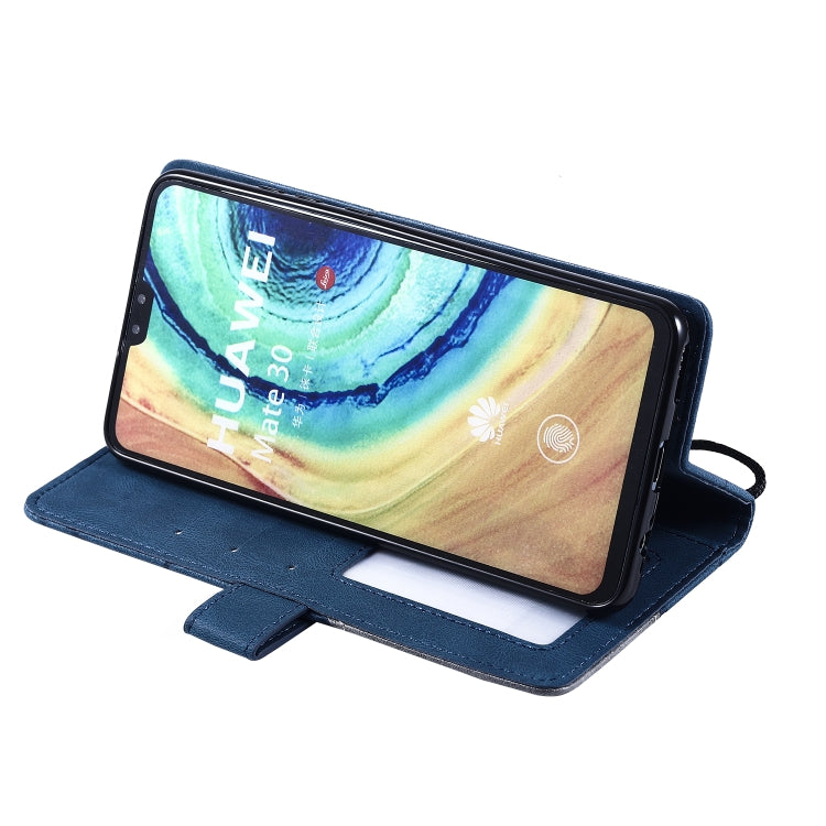 For Huawei Mate 30 Skin Feel Splicing Horizontal Flip Leather Case with Holder & Card Slots & Wallet & Photo Frame