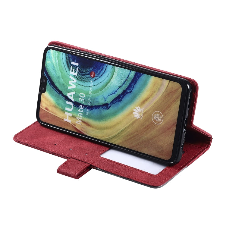 For Huawei Mate 30 Skin Feel Splicing Horizontal Flip Leather Case with Holder & Card Slots & Wallet & Photo Frame