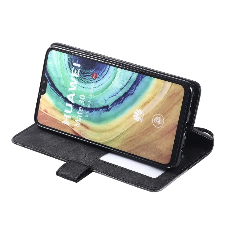 For Huawei Mate 30 Skin Feel Splicing Horizontal Flip Leather Case with Holder & Card Slots & Wallet & Photo Frame