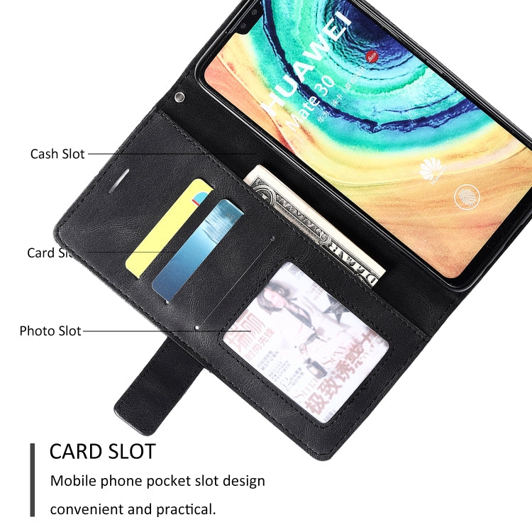 For Huawei Mate 30 Skin Feel Splicing Horizontal Flip Leather Case with Holder & Card Slots & Wallet & Photo Frame