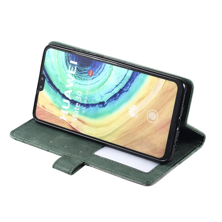 For Huawei Mate 30 Skin Feel Splicing Horizontal Flip Leather Case with Holder & Card Slots & Wallet & Photo Frame