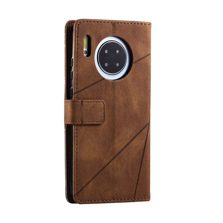 For Huawei Mate 30 Skin Feel Splicing Horizontal Flip Leather Case with Holder & Card Slots & Wallet & Photo Frame