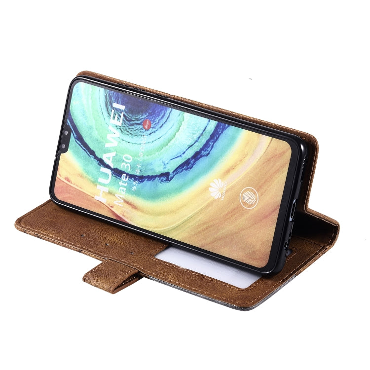 For Huawei Mate 30 Skin Feel Splicing Horizontal Flip Leather Case with Holder & Card Slots & Wallet & Photo Frame