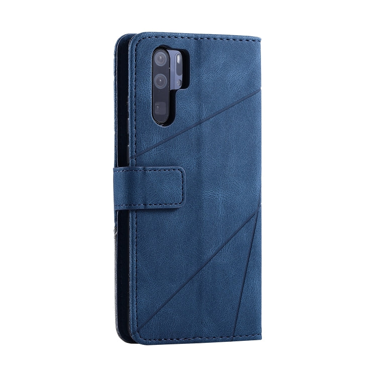 For Huawei P30 Pro Skin Feel Splicing Horizontal Flip Leather Case with Holder & Card Slots & Wallet & Photo Frame