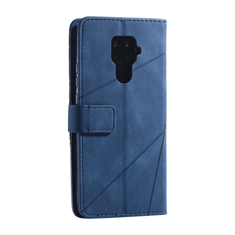 For  Huawei Mate 30 Lite Skin Feel Splicing Horizontal Flip Leather Case with Holder & Card Slots & Wallet & Photo Frame
